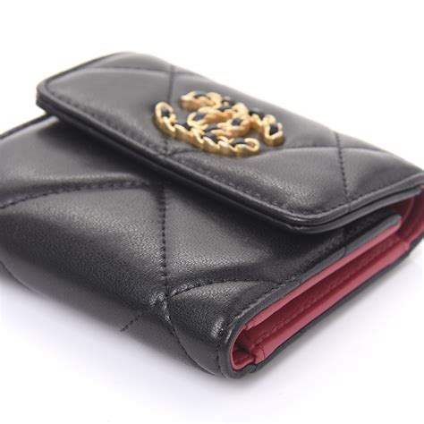 chanel boy small flap wallet|authentic chanel lambskin wallet.